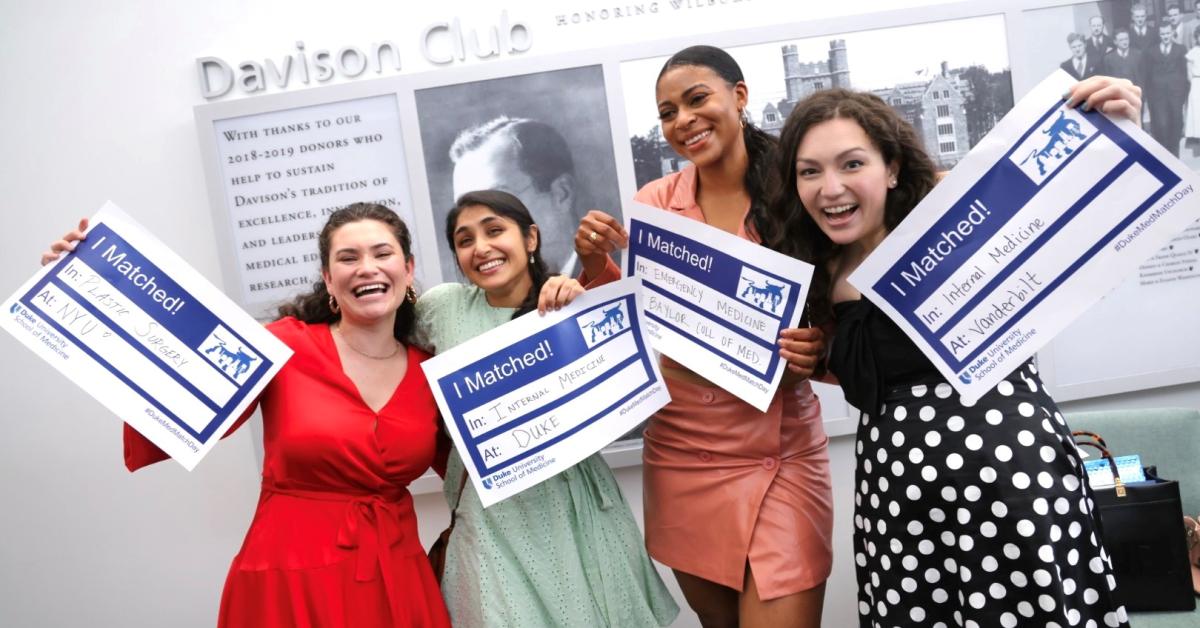 Duke Medical Students Celebrate Match Day 2022 Duke University School