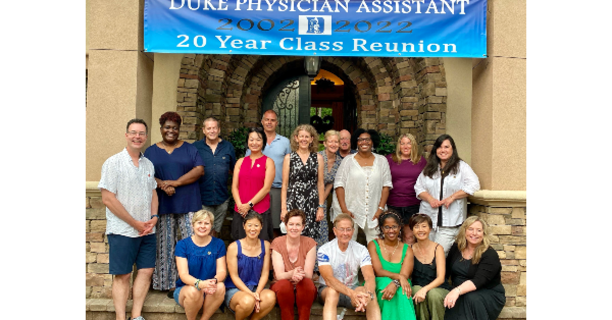 Duke PA Class of 2002 Holds Reunion and Offers Mentorship to Graduating
