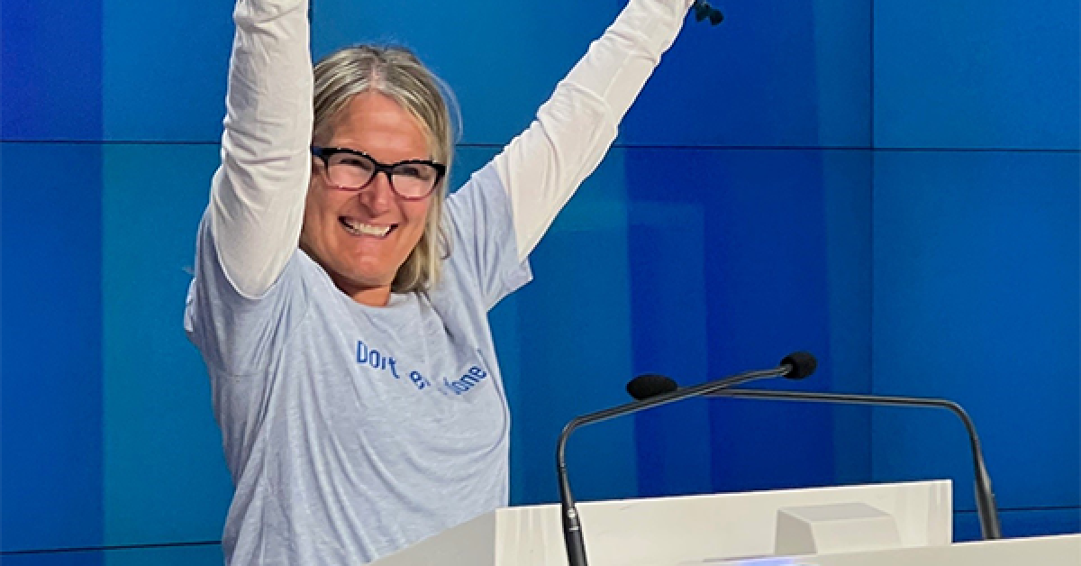 I’m Not Done Yet Foundation Rings Nasdaq Opening Bell Duke University