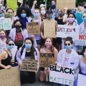 Duke PA Program students at anti-racism rally