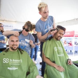 heads being shaved