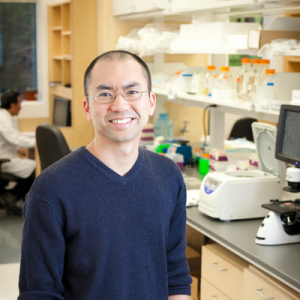 dennis ko standing in his lab