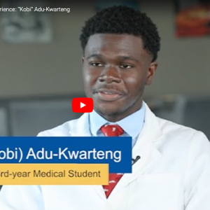 Kwabena "Kobi" Adu-Kwarteng describing his third year experience