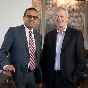 Manesh Patel, MD and Bob Keegan