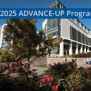 "2025 ADVANCE-UP Program" background of Trent Semans Buildling