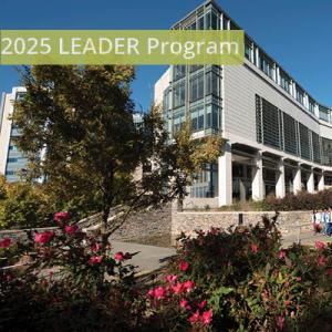 "LEAEDER 2025 Program" Trent Semans background