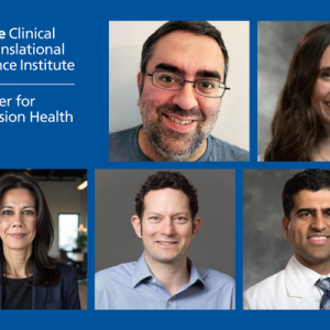 Duke Clinical and translational institute center for precision health headshots of the five grant winners