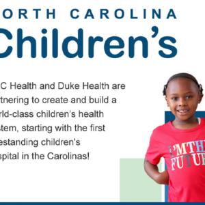 Image for new NC Children's hospital announcement