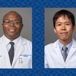 Head shot portraits of Opeyemi Olabisi and Tomokazu Souma