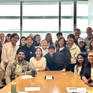 Photo: D-HIP students and Duke judges gather for group photo.