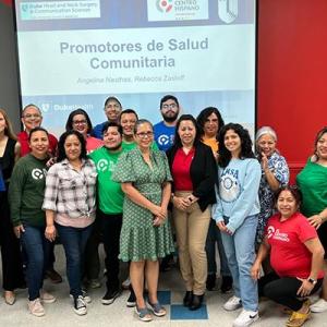 Duke medical students led a head and neck cancer awareness workshop in partnership with El Centro Hispano.