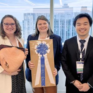Shannon Barter, MD; Layla Triplett, MEd; and Kent Yamamoto.