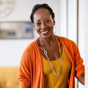 Portrait of a woman smiling