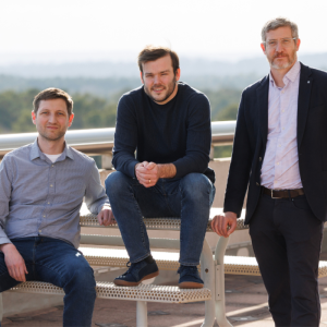 Matthew Engelhard, MD, PhD, biostatistician Elliot Hill, and Jonathan Posner, MD